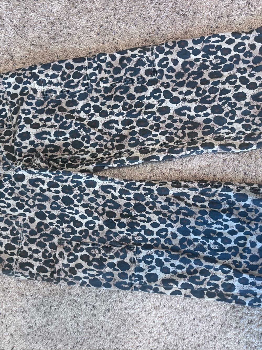 No Boundaries XL Leopard Wide Leg Pant - Picture 2 of 5